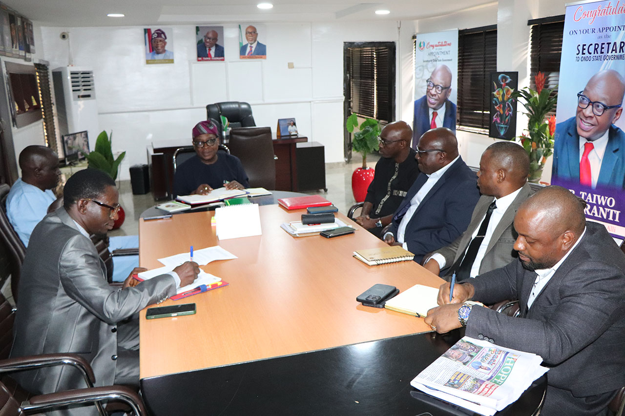 RENL management visit to Ondo State Governor 2